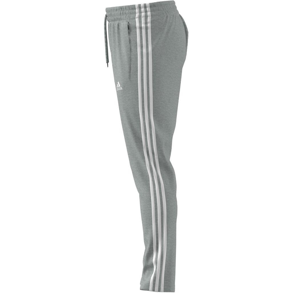Men Essentials Single Jersey Tapered Open Hem 3-Stripes Joggers, Grey, A701_ONE, large image number 7