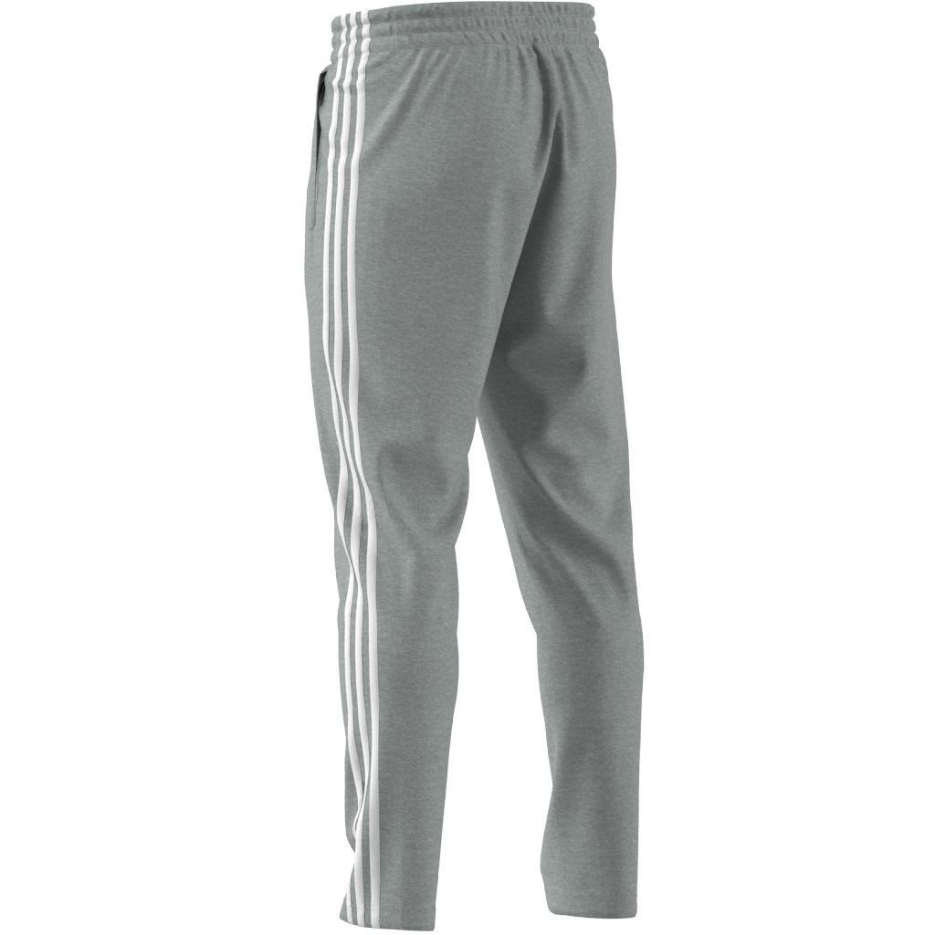 Men Essentials Single Jersey Tapered Open Hem 3-Stripes Joggers, Grey, A701_ONE, large image number 8