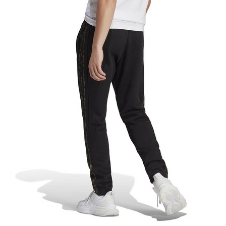 Men Essentials French Terry Tapered Elastic Cuff 3-Stripes Joggers, Black, A701_ONE, large image number 1