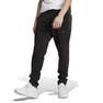 Men Essentials French Terry Tapered Elastic Cuff 3-Stripes Joggers, Black, A701_ONE, thumbnail image number 13