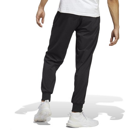 Men Aeroready Essentials Tracksuit Bottoms, Black, A701_ONE, large image number 2