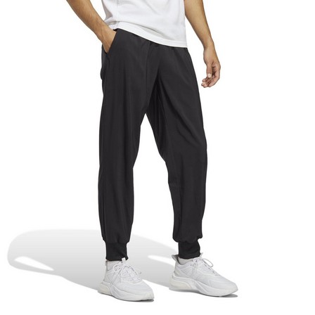 Men Aeroready Essentials Tracksuit Bottoms, Black, A701_ONE, large image number 11