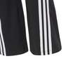Kids Girls Future Icons 3-Stripes Cotton Flared Leggings, Black, A701_ONE, thumbnail image number 3