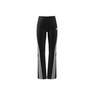 Kids Girls Future Icons 3-Stripes Cotton Flared Leggings, Black, A701_ONE, thumbnail image number 11