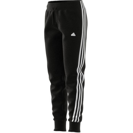 Kids Girls Future Icons 3-Stripes Cotton Joggers, Black, A701_ONE, large image number 11