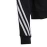 Kids Girls Future Icons 3-Stripes Full-Zip Hoodie, Black, A701_ONE, thumbnail image number 5