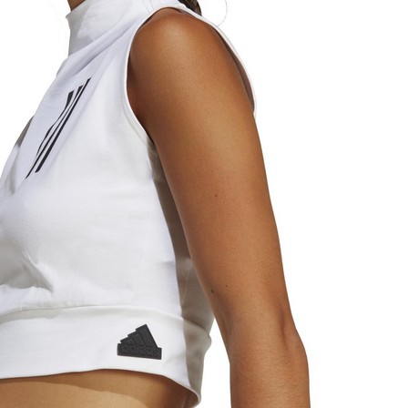 Women Mission Victory Sleeveless Cropped Top, White, A701_ONE, large image number 4