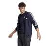 Men Essentials French Terry 3-Stripes Full-Zip Hoodie, Navy, A701_ONE, thumbnail image number 1