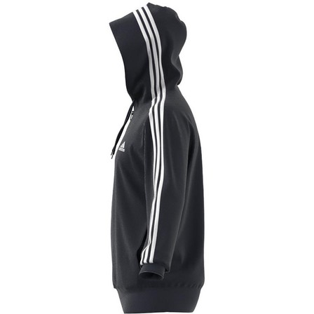 Men Essentials French Terry 3-Stripes Full-Zip Hoodie, Navy, A701_ONE, large image number 8