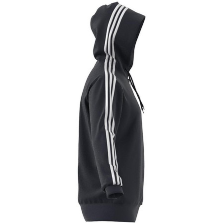 Men Essentials French Terry 3-Stripes Full-Zip Hoodie, Navy, A701_ONE, large image number 12