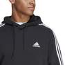 Men Essentials French Terry 3-Stripes Hoodie, Black, A701_ONE, thumbnail image number 5