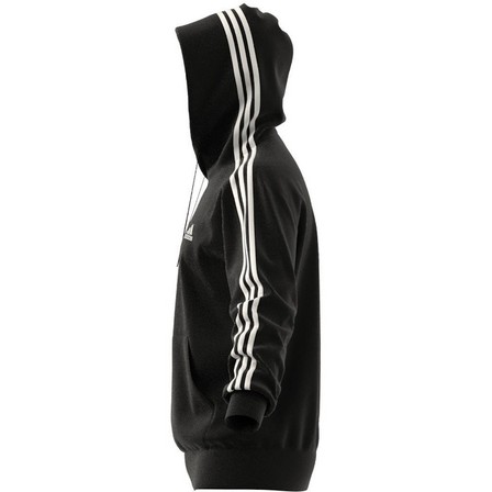 Men Essentials French Terry 3-Stripes Hoodie, Black, A701_ONE, large image number 8