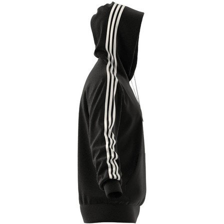 Men Essentials French Terry 3-Stripes Hoodie, Black, A701_ONE, large image number 17