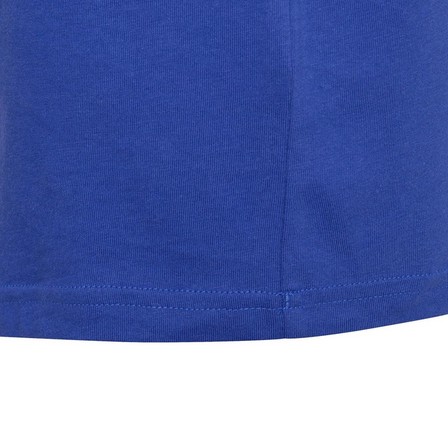 Kids Unisex Essentials 3-Stripes Cotton T-Shirt, Blue, A701_ONE, large image number 12