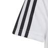 Unisex Junior Essentials 3-Stripes Cotton T-Shirt, White, A701_ONE, thumbnail image number 3