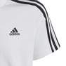Unisex Junior Essentials 3-Stripes Cotton T-Shirt, White, A701_ONE, thumbnail image number 4