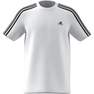 Unisex Junior Essentials 3-Stripes Cotton T-Shirt, White, A701_ONE, thumbnail image number 10