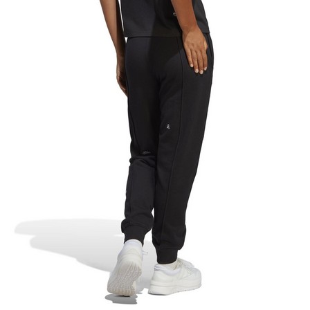 Women Joggers With Healing Crystals Inspired Graphics, Black, A701_ONE, large image number 2