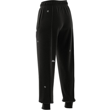 Women Joggers With Healing Crystals Inspired Graphics, Black, A701_ONE, large image number 8