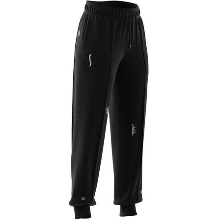 Women Joggers With Healing Crystals Inspired Graphics, Black, A701_ONE, large image number 9