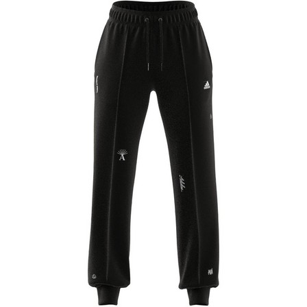 Women Joggers With Healing Crystals Inspired Graphics, Black, A701_ONE, large image number 12