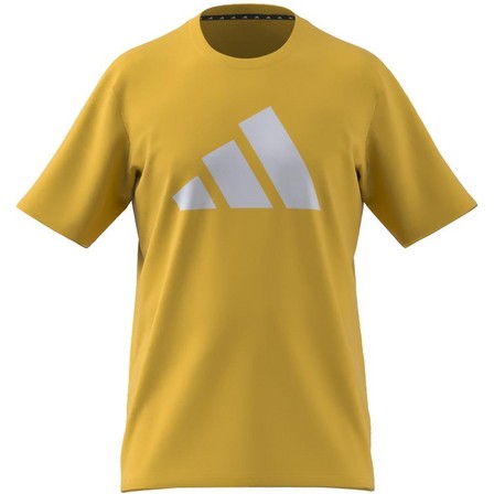Men Train Essentials Feelready Logo Training T-Shirt, Gold, A701_ONE, large image number 7