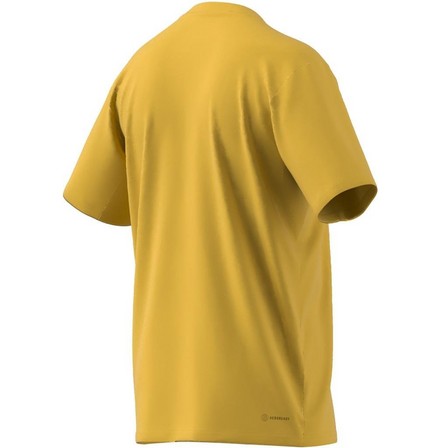 Men Train Essentials Feelready Logo Training T-Shirt, Gold, A701_ONE, large image number 8
