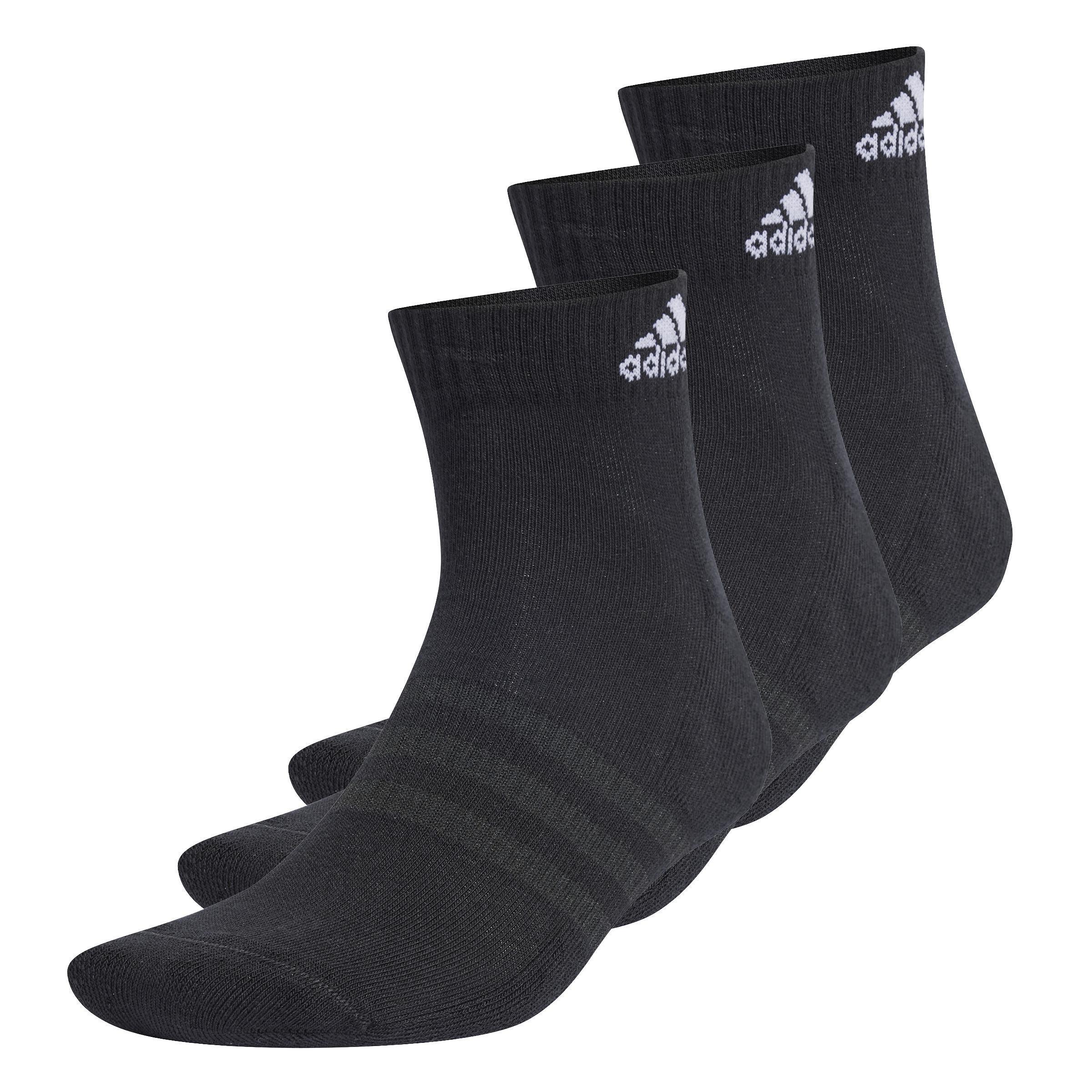 Unisex Cushioned Sportswear Ankle Socks 3 Pairs, Black, A701_ONE, large image number 7