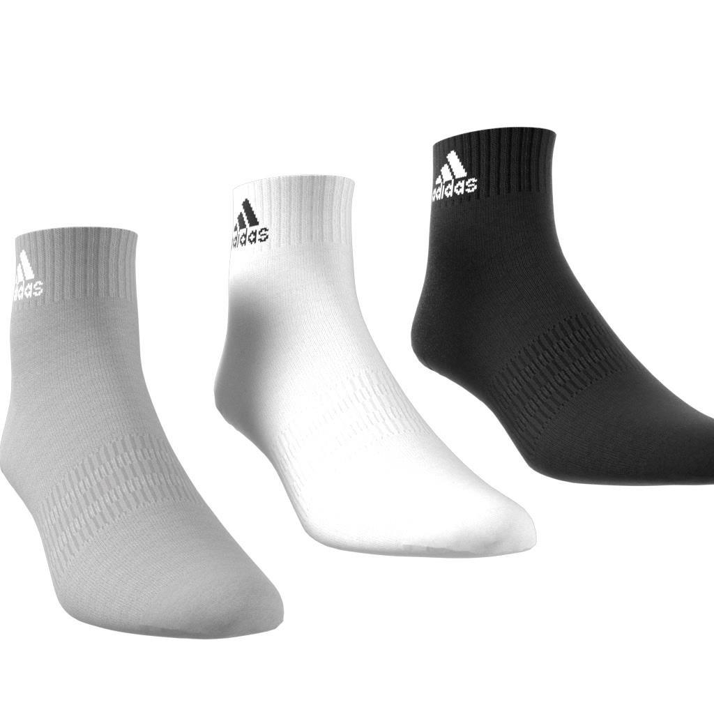 Unisex Cushioned Sportswear Ankle Socks 3 Pairs, Multicolour, A701_ONE, large image number 2