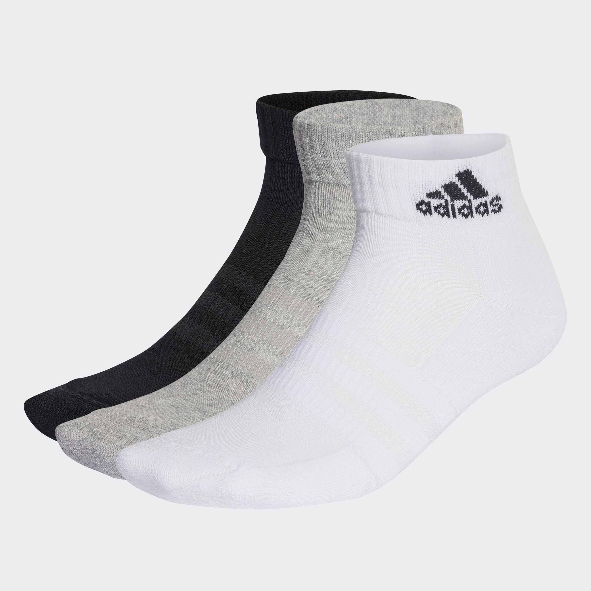 Unisex Cushioned Sportswear Ankle Socks - 3 Pairs, Multicolour, , large image number 9