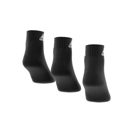Unisex Thin And Light Ankle Socks 3 Pairs, Black, A701_ONE, large image number 4
