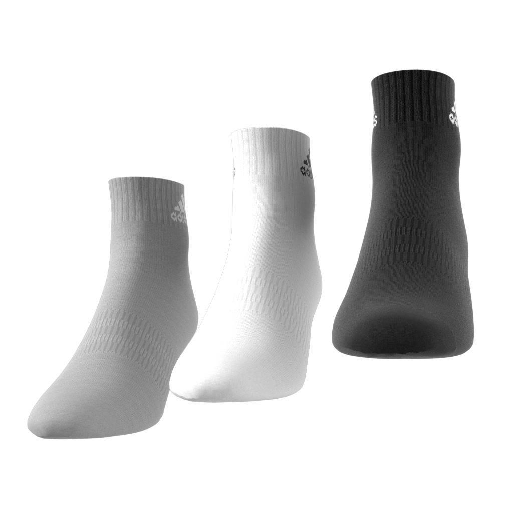 adidas - Unisex Thin And Light Ankle Socks 3 Pairs, Grey