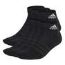 Unisex Cushioned Sportswear Ankle Socks, Set Of 6, Black, A701_ONE, thumbnail image number 6