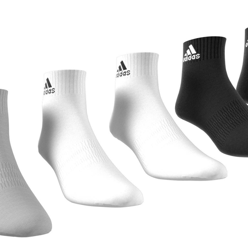 Unisex Cushioned Sportswear Ankle Socks - 6 Pairs, Multicolour, A701_ONE, large image number 3