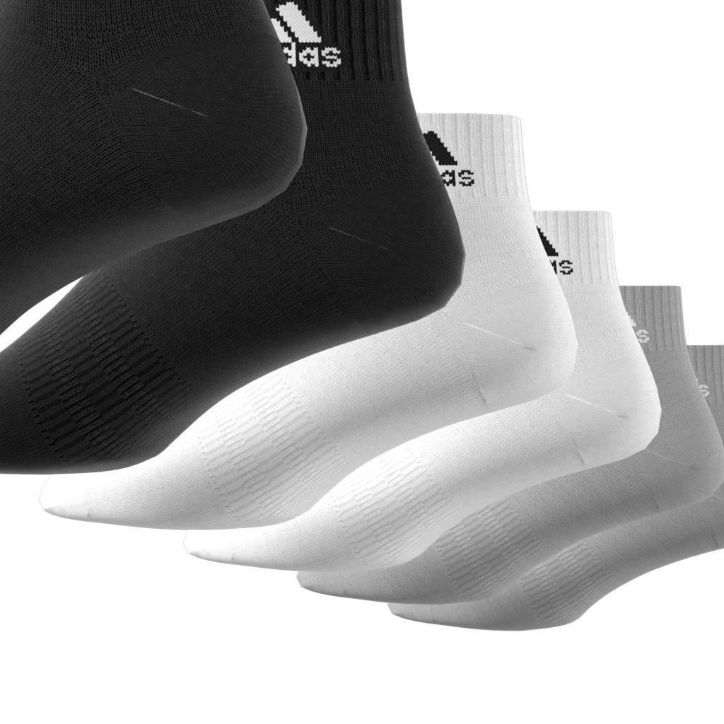 Unisex Cushioned Sportswear Ankle Socks - 6 Pairs, Multicolour, A701_ONE, large image number 6