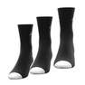 Unisex Cushioned Crew Socks 3 Pairs, Black, A701_ONE, thumbnail image number 4