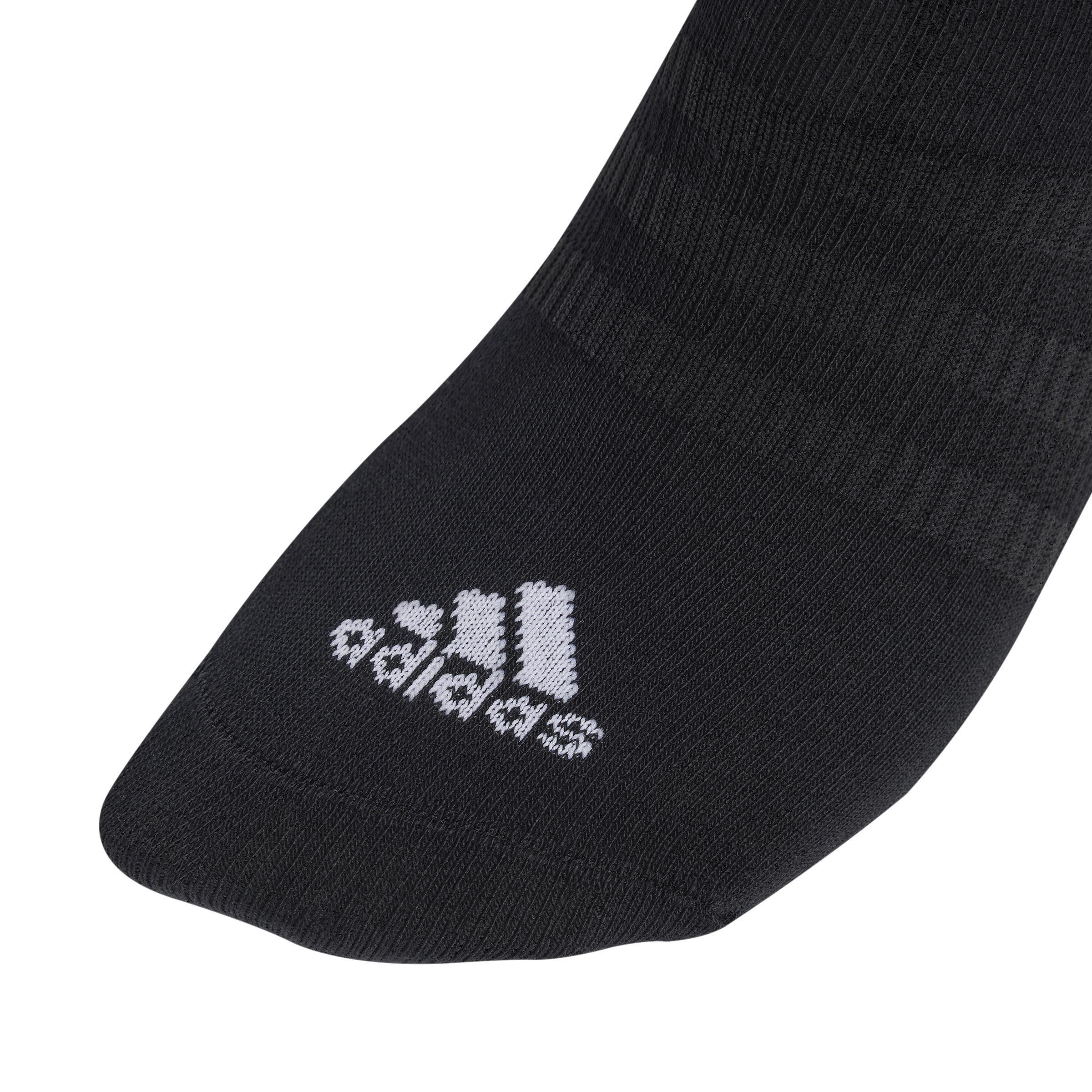 Unisex Thin and Light No-Show Socks 3 Pairs, Black, , large image number 1