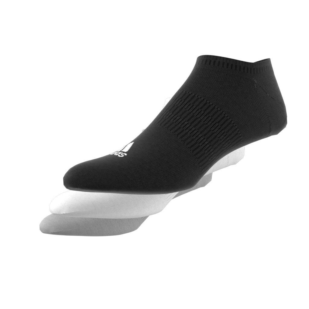 Unisex Thin And Light No-Show Socks 3 Pairs, Grey, A701_ONE, large image number 5