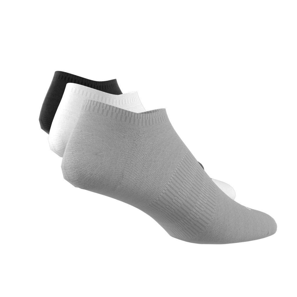 Unisex Thin And Light No-Show Socks 3 Pairs, Grey, A701_ONE, large image number 6