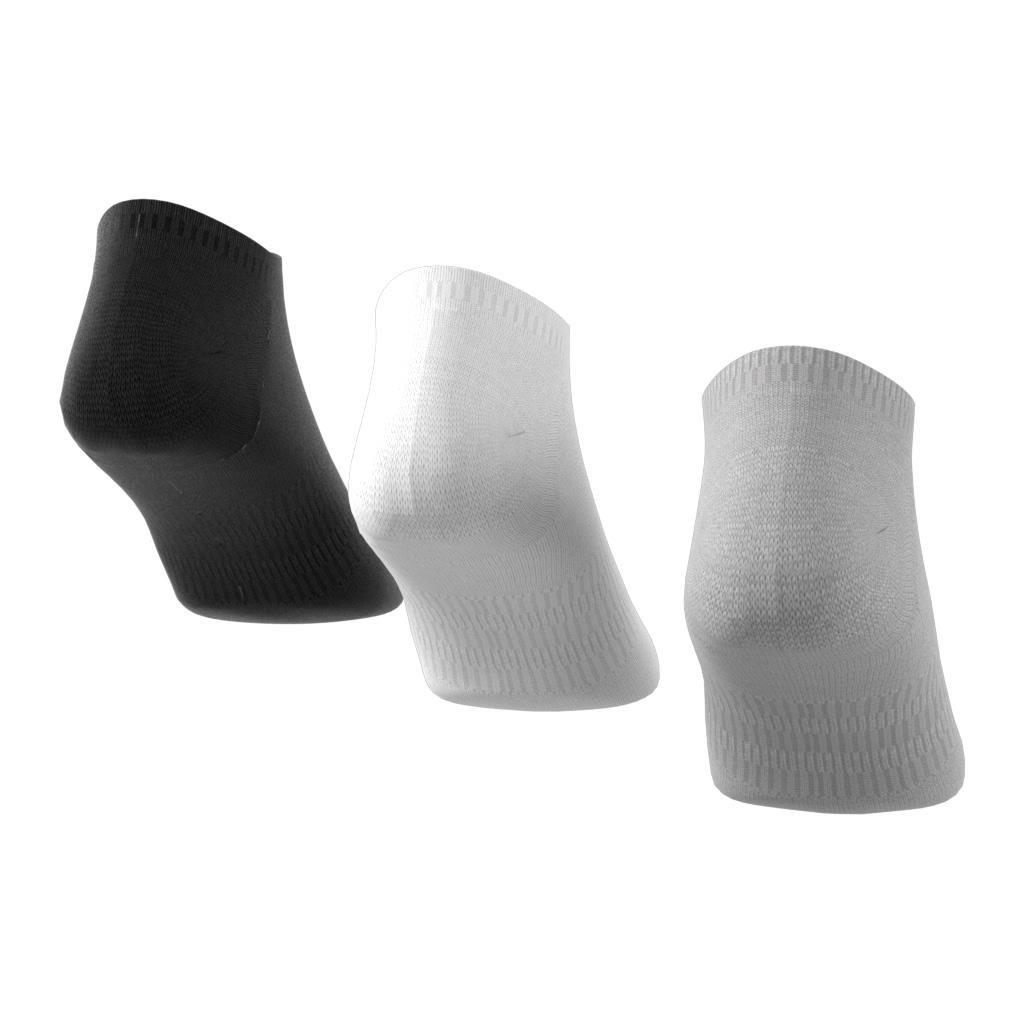 Unisex Thin And Light No-Show Socks 3 Pairs, Grey, A701_ONE, large image number 7