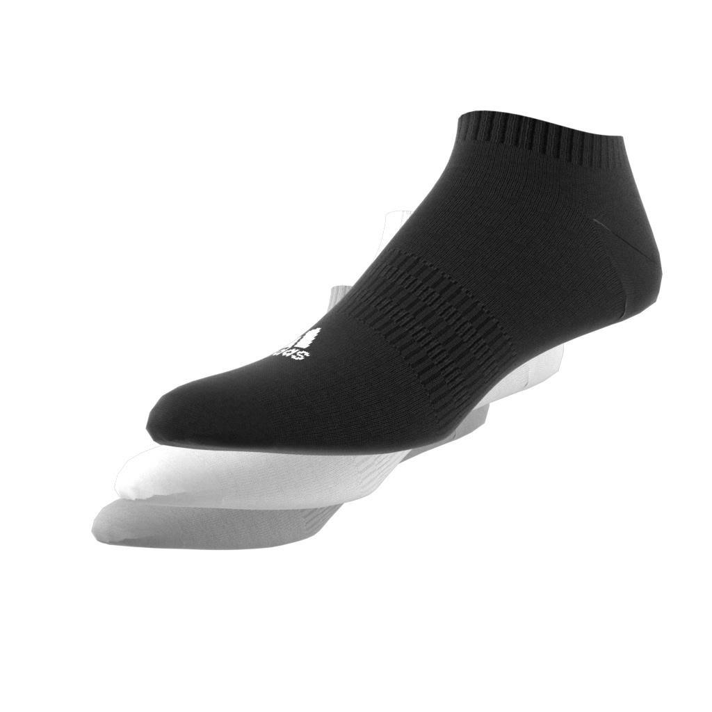 Cushioned Low-Cut Socks 3 Pairs medium grey heather Unisex Adult, A701_ONE, large image number 2