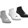 Cushioned Low-Cut Socks 3 Pairs medium grey heather Unisex Adult, A701_ONE, thumbnail image number 6