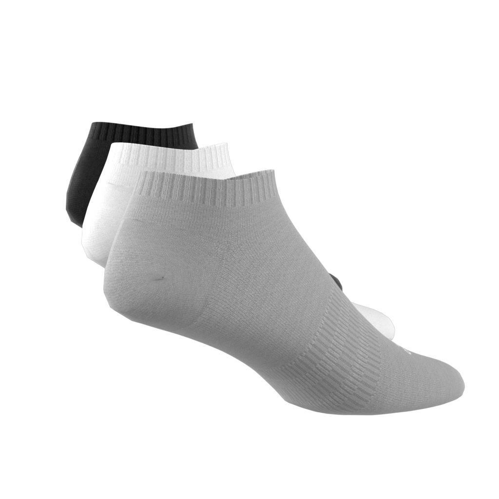 Cushioned Low-Cut Socks 3 Pairs medium grey heather Unisex Adult, A701_ONE, large image number 6