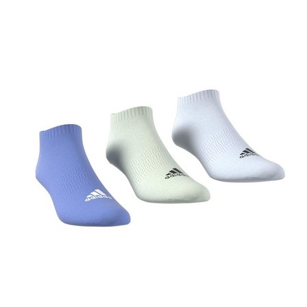 Unisex Cushioned Low-Cut Socks 3 Pairs, Multicolour, A701_ONE, large image number 7