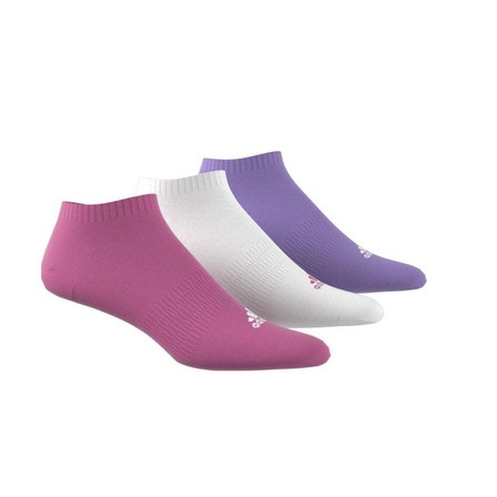 Unisex Cushioned Low-Cut Socks 3 Pairs, Pink, A701_ONE, large image number 8
