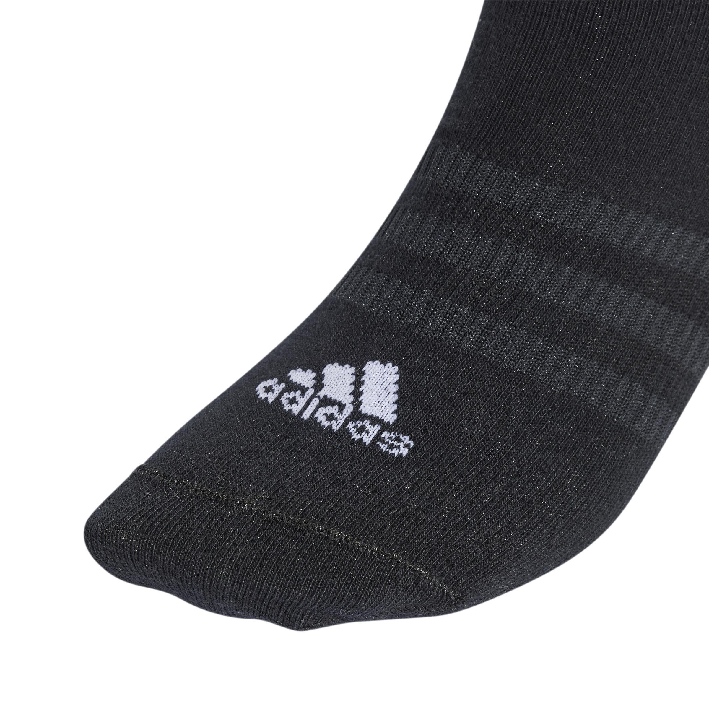 Unisex Thin and Light Sportswear Low-Cut Socks 3 Pairs, Black, A701_ONE, large image number 1