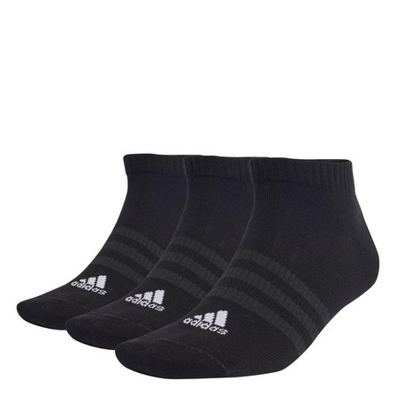 Unisex Thin And Light Sportswear Low-Cut Socks 3 Pairs, Black, A701_ONE, large image number 4