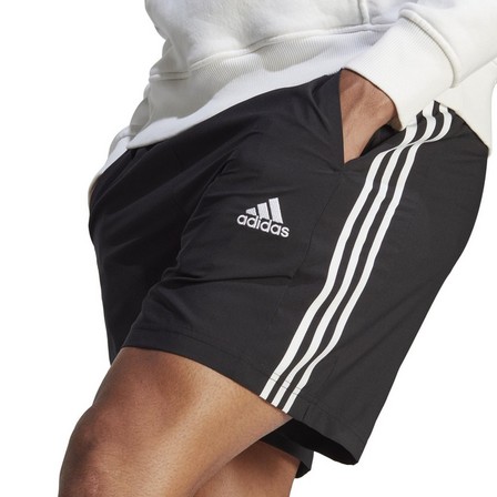 Men Aeroready Essentials Chelsea 3-Stripes Shorts, Black, A701_ONE, large image number 3
