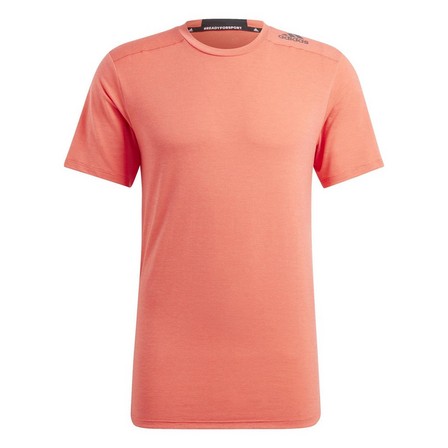 Men Designed For Training T-Shirt, Orange, A701_ONE, large image number 2