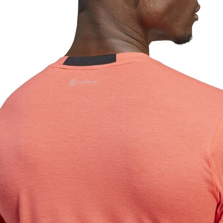 Men Designed For Training T-Shirt, Orange, A701_ONE, large image number 6